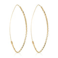 Boucles D'Oreilles "Créoles Goutte" 6*3 Cm Or Jaune