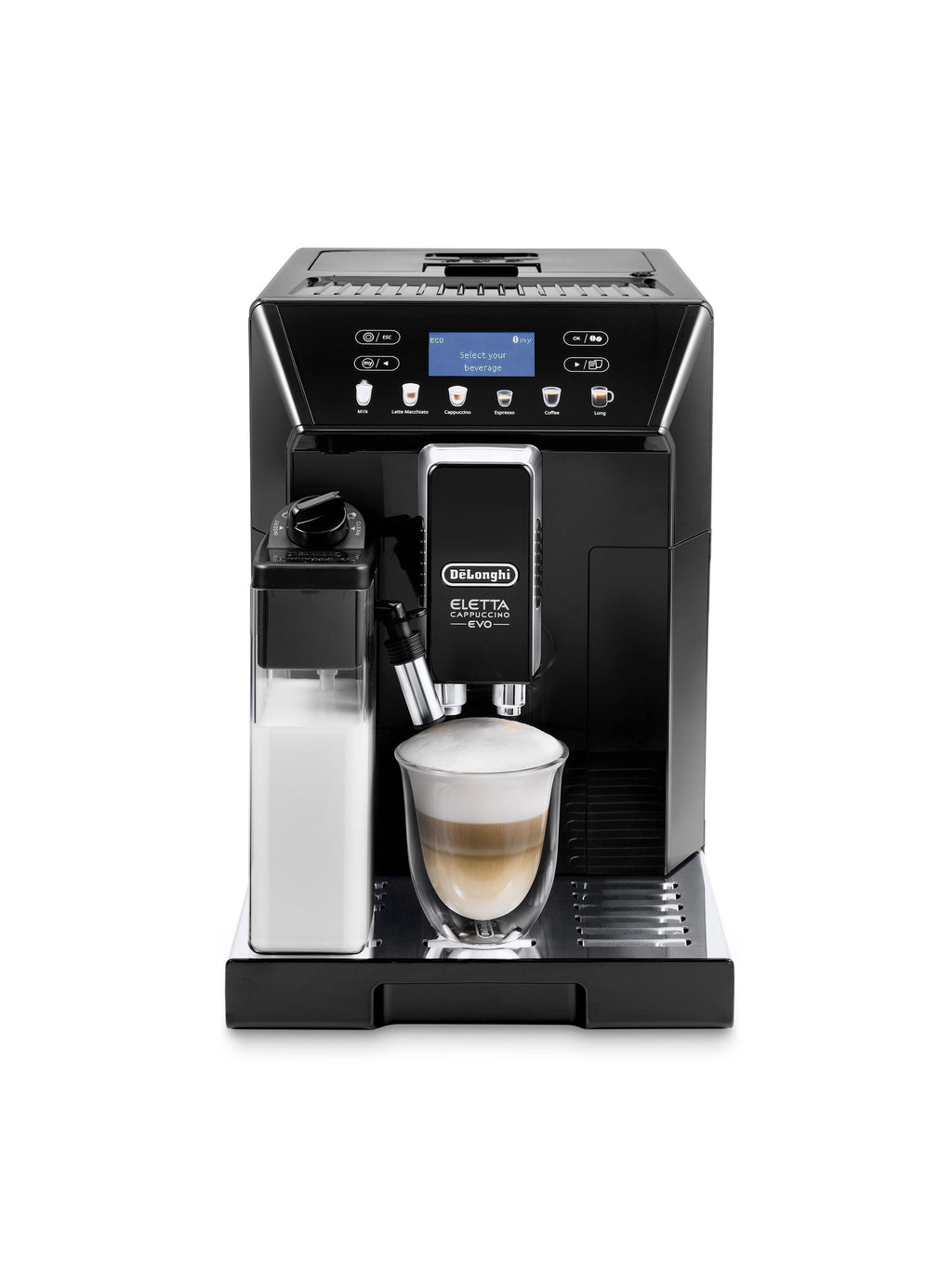 Eletta Cappuccino Evo - Noir