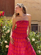 Robe En Lin Casiopea Orange