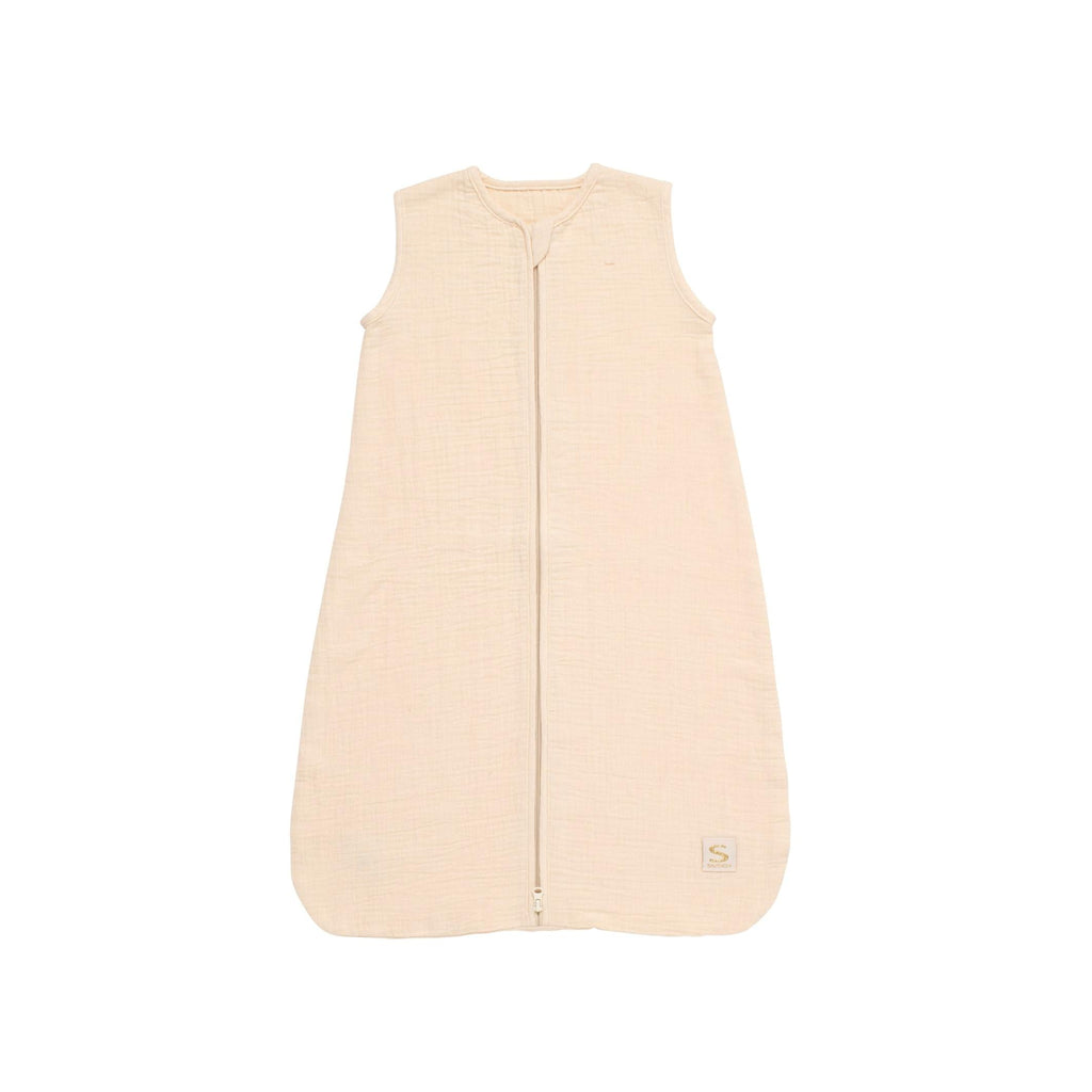 Gigoteuse D'Été Bébé En Double Gaze De Coton - Beige