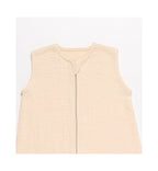Gigoteuse D'Été Bébé En Double Gaze De Coton - Beige