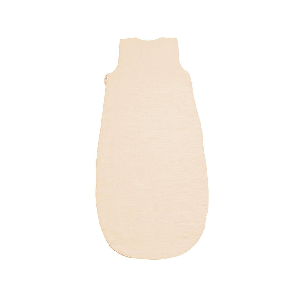 Gigoteuse Bébé Hiver En Double Gaze De Coton - Beige