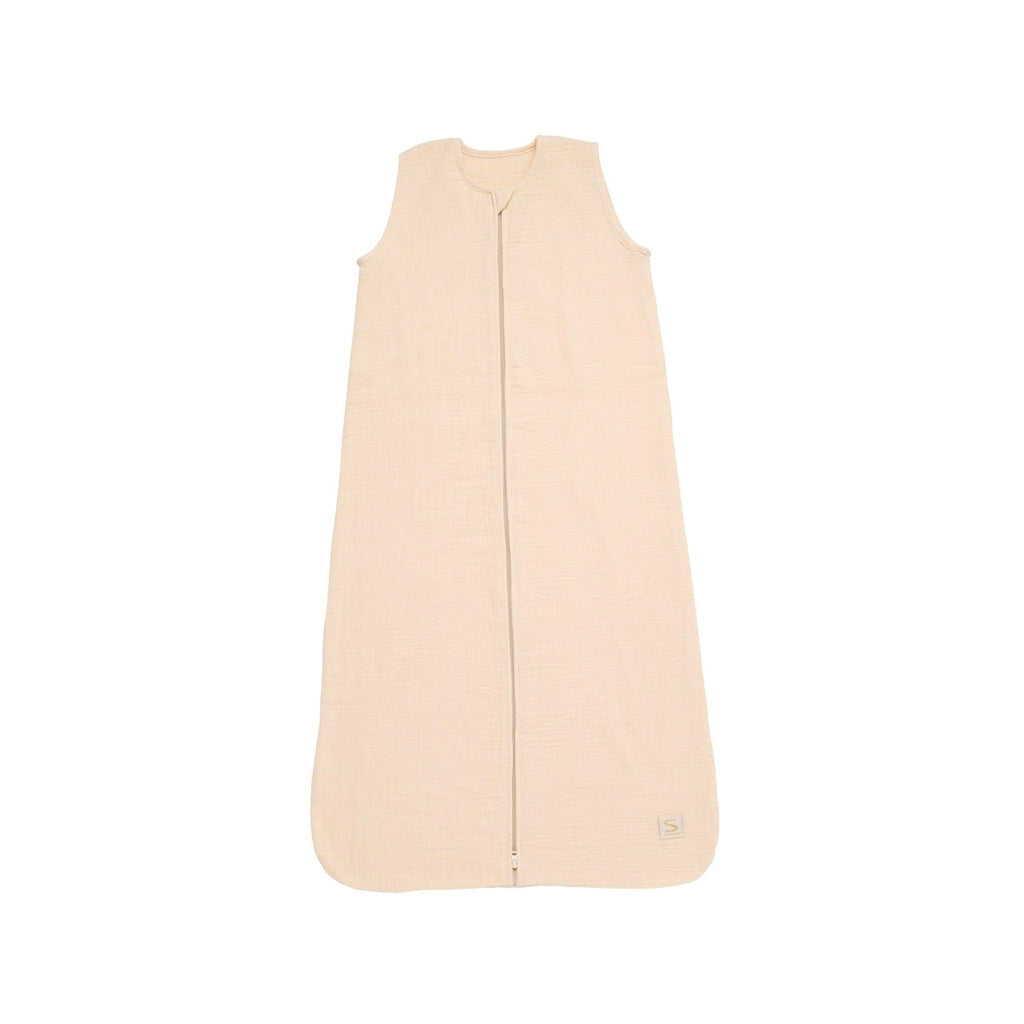 Gigoteuse D'Été Bébé En Double Gaze De Coton - Beige