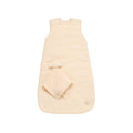 Gigoteuse Bébé Hiver En Double Gaze De Coton Et Son Doudou Mouchoir - Beige