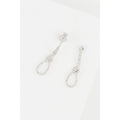 Boucles D'Oreilles "Olympe" D0,196/72 - Or Blanc 375/1000