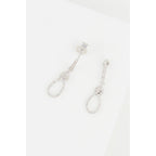 Boucles D'Oreilles "Olympe" D0,196/72 - Or Blanc 375/1000