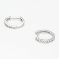 Boucles D'Oreilles "Sofia" D0,13/28 - Or Blanc 375/1000