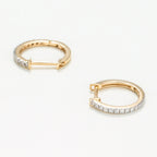 Boucles D'Oreilles "Sofia" Diamants 0,13/28 - Or Jaune 375/1000