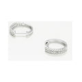 Boucles D'Oreilles "Isabella" D0,26/40 - Or Blanc 375/1000