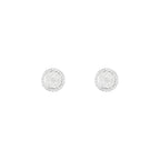 Boucles D'Oreilles "Majestic" D0,35/84 - Or Blanc 375/1000