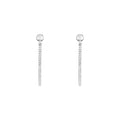 Boucles D'Oreilles "Pendants Velours" Diamants 0,20/38 - Or Blanc 375/1000