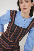 Corset Tyrol Grecques Noir