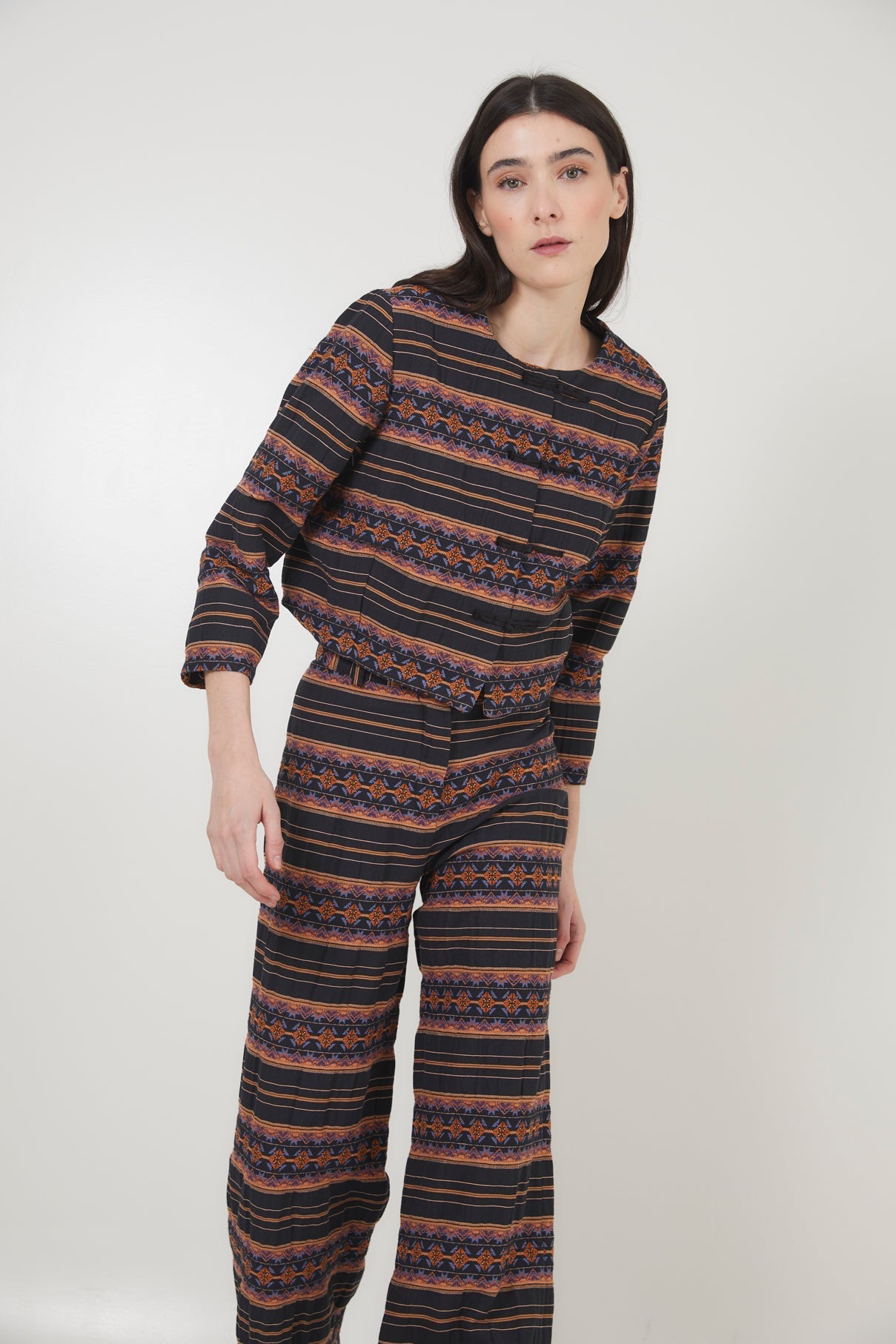 Pantalon Bruno Grecques Noir