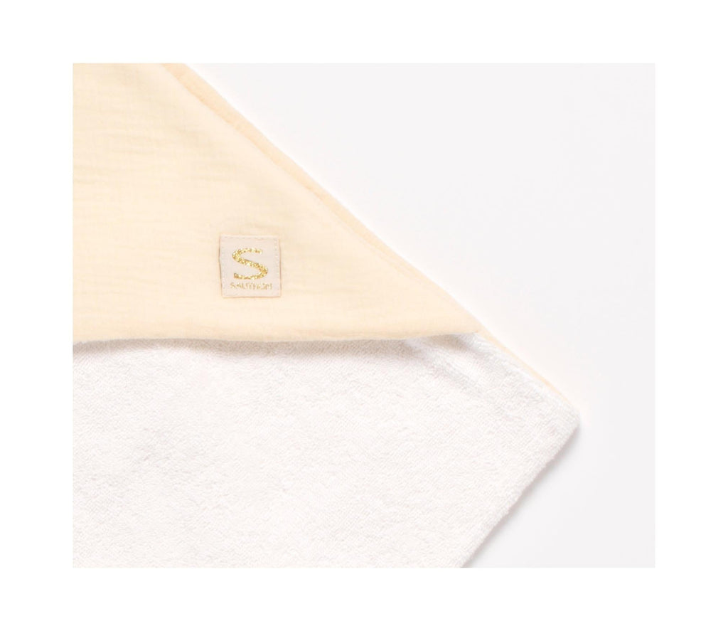 Sortie De Bain En Double Gaze De Coton Et Éponge