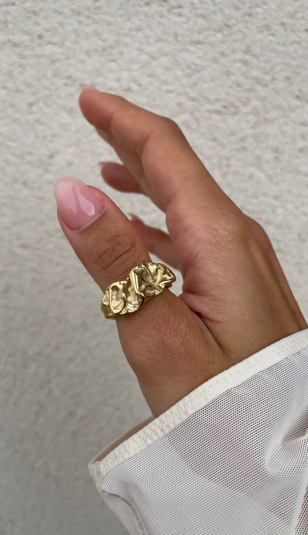 Bague Textured
