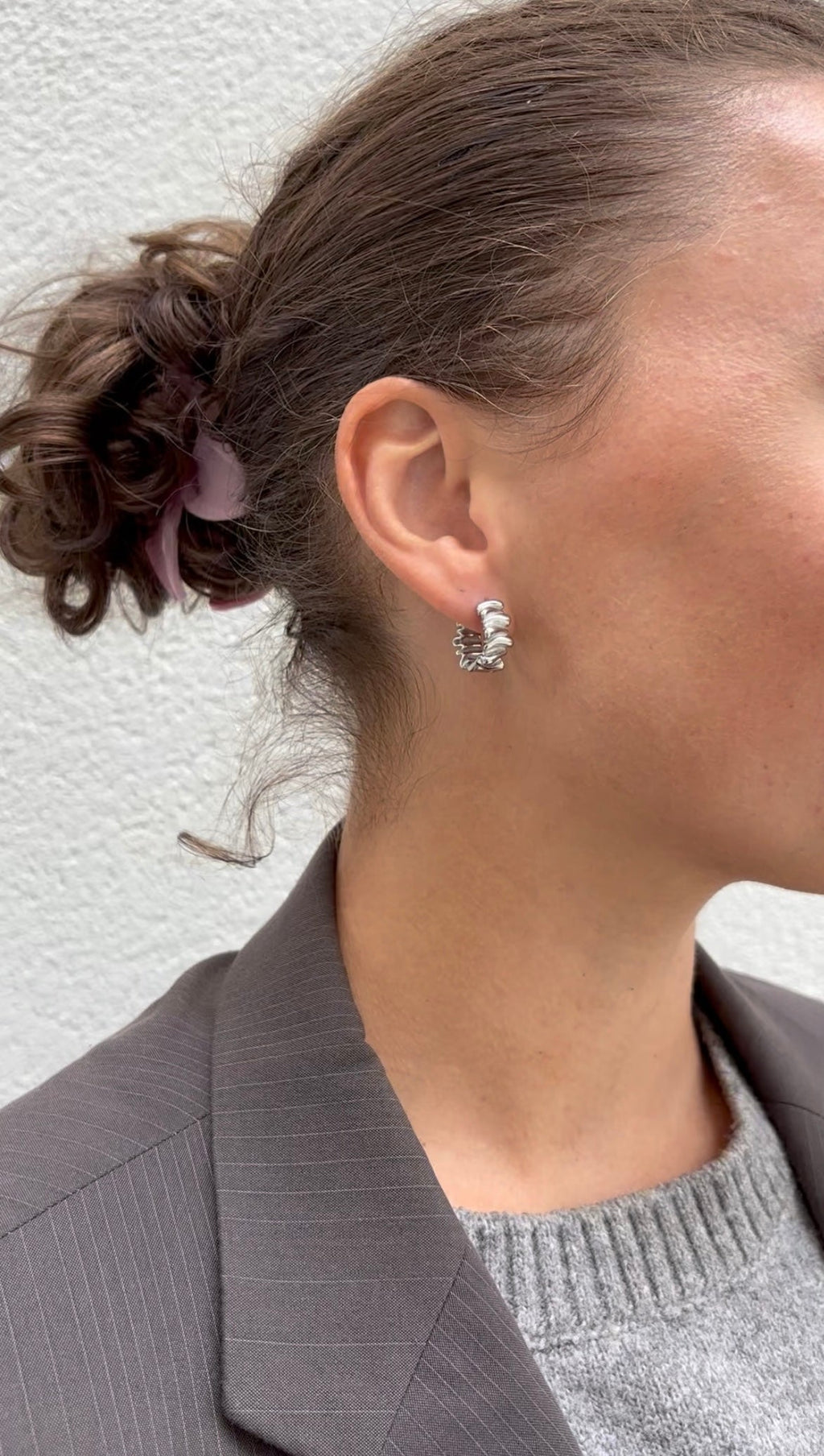 Boucles D'Oreilles Mini Wrinkled