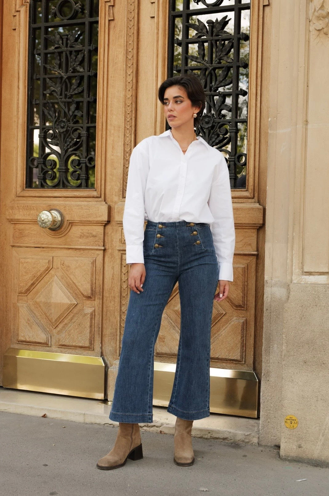 Jean Victorine Denim Foncé