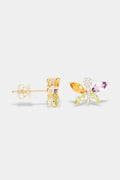 Boucles D'Oreilles "Julianna" D0,04/20 Am0,25/2 C0,26/2 Pt0,29/4