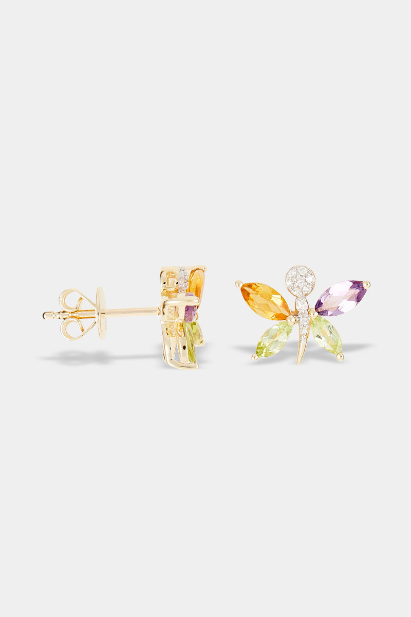 Boucles D'Oreilles "Julianna" D0,04/20 Am0,25/2 C0,26/2 Pt0,29/4