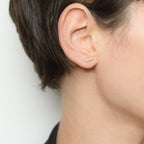 Boucle D'Oreilles "Léa" - Or Jaune 375/1000 Et Zirconium