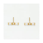 Boucle D'Oreilles "Léa" - Or Jaune 375/1000 Et Zirconium