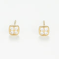 Boucle D'Oreilles "Amélie" - Or Jaune 375/1000 Et Zirconium