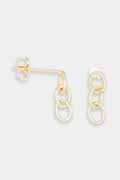 Boucle D'Oreilles "Twister" - Or Jaune 375/1000