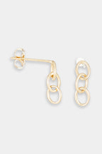 Boucle D'Oreilles "Twister" - Or Jaune 375/1000