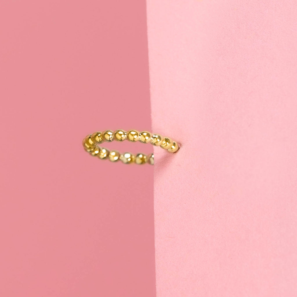 Bijou D'Oreille Unitaire "Simple Gold" - Or Jaune 375/1000