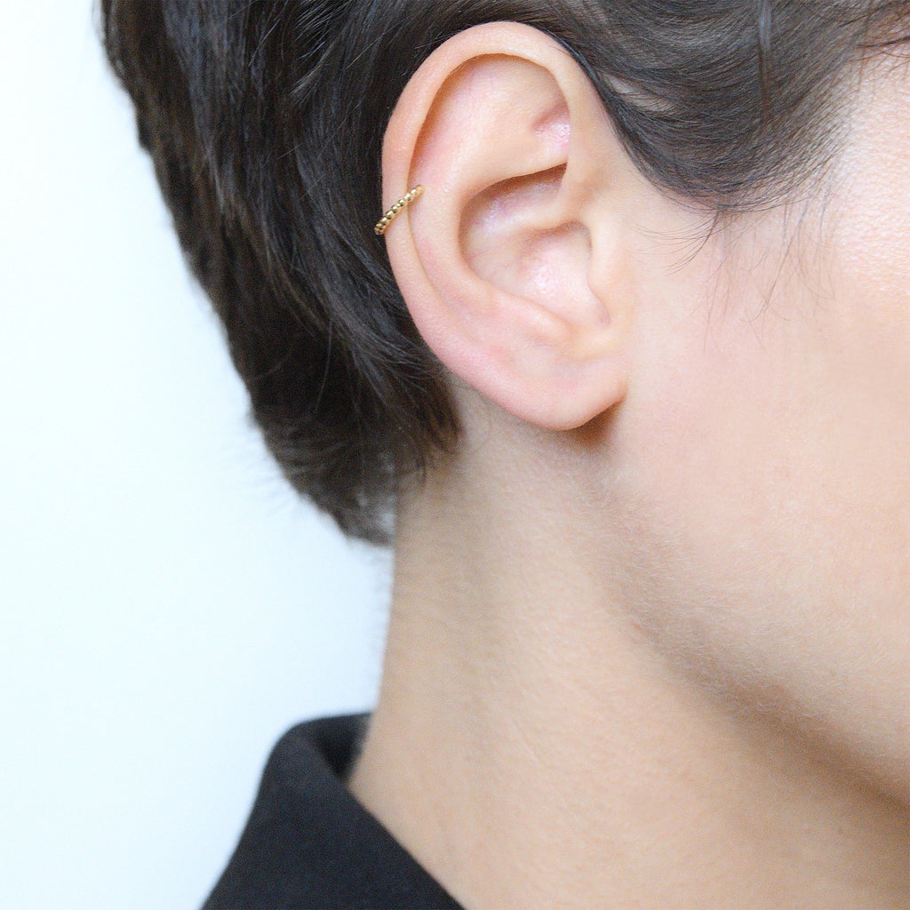 Bijou D'Oreille Unitaire "Simple Gold" - Or Jaune 375/1000