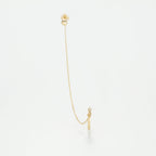 Boucle D'Oreille Unitaire "Pampa"Or Jaune 375/1000