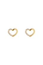 Boucles D'Oreilles "Only You" Or Jaune 375/1000 Et Zirconium