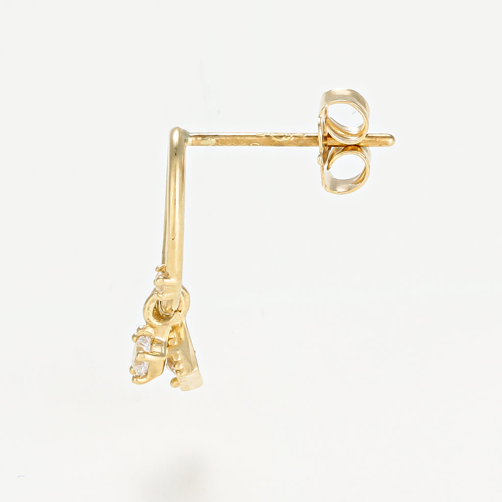 Boucle D'Oreilles "Axel" - Or Jaune 375/1000