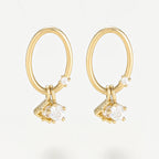 Boucle D'Oreilles "Axel" - Or Jaune 375/1000