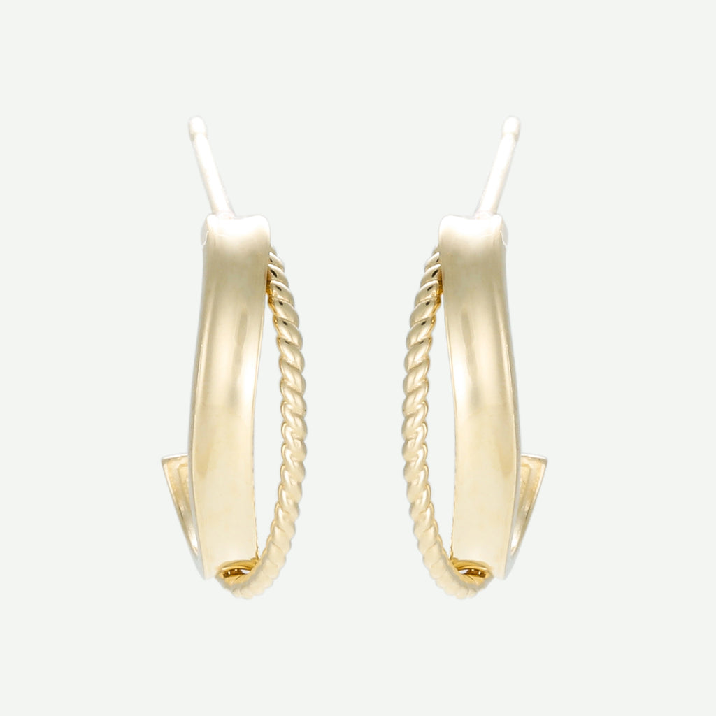 Boucle D'Oreilles "Lyn" - Or Jaune 375/1000