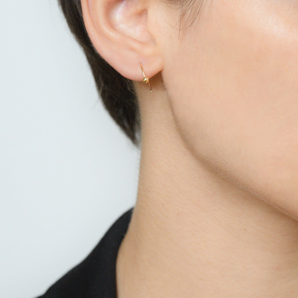 Boucle D'Oreilles "Nicole" - Or Jaune 375/1000