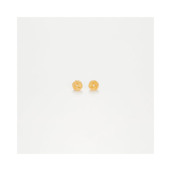 Boucles D'Oreilles "Tourbillon D'Amour" Or Jaune 375/1000