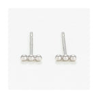 Boucles D'Oreilles "Emma" - Or Blanc 375/1000