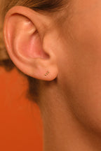 Boucles D'Oreilles "Emma" - Or Blanc 375/1000