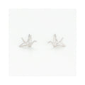 Boucles D'Oreilles "Envolée" Or Blanc 375/1000