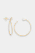 Boucles D'Oreilles "Mira" - Or Jaune 375/1000Et Zirconium