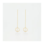 Boucle D'Oreilles "Cercles Imaginaires" Or Jaune