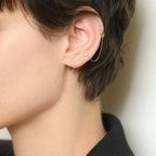 Boucle D'Oreille Unitaire "Emie" - Or Jaune 375/1000