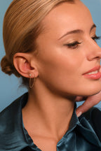 Boucle D'Oreille Unitaire "Emie" - Or Jaune 375/1000