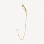 Boucle D'Oreille Unitaire "Emie" - Or Jaune 375/1000