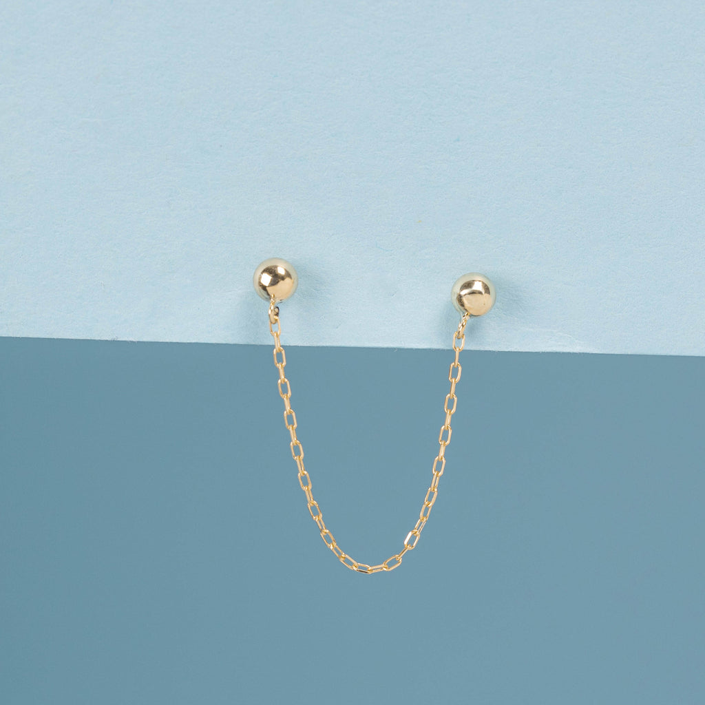Boucle D'Oreille Unitaire" - Simply Chain" - 375/1000