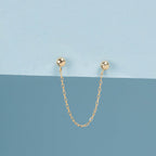 Boucle D'Oreille Unitaire" - Simply Chain" - 375/1000