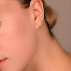 Boucles D'Oreilles "Créoles Twistées 10 Mm " Or Jaune 375/1000