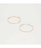 Boucles D'Oreilles "Créoles Twistées 20 Mm" Or Jaune 375/1000 - Or Jaune 375/1000