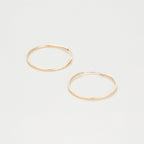 Boucles D'Oreilles "Créoles Twistées 20 Mm" Or Jaune 375/1000